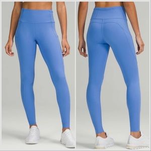 Lululemon Fast and Free 28” Tight Blue Nile size 6